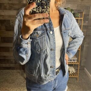 American Eagle Light Wash Denim Jacket